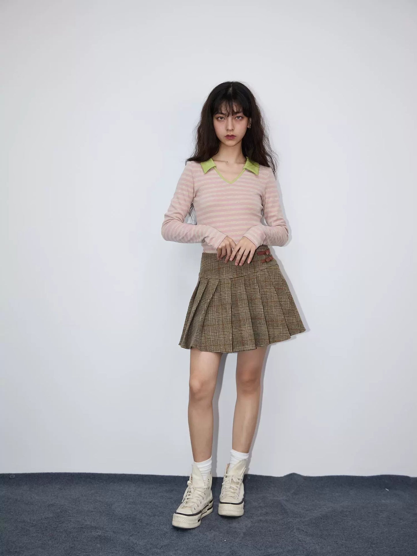 Novakiloプリーツスカート