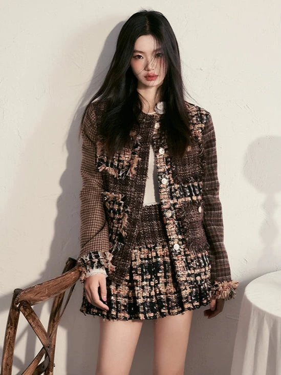 Splicing Edge Fragrance High End Skirt