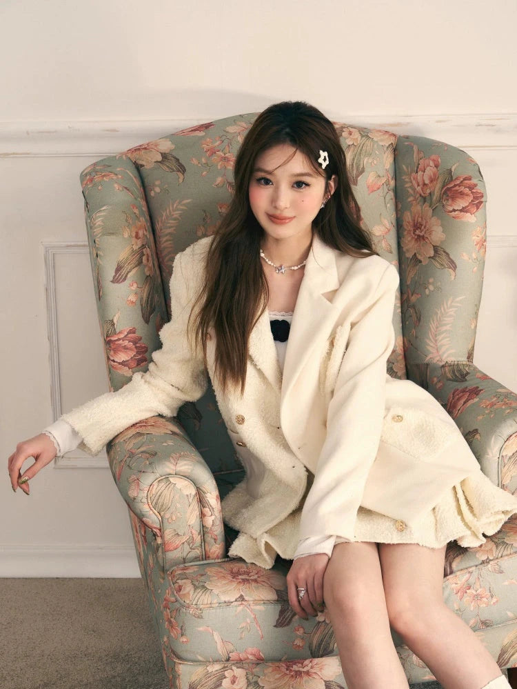 Splicing Tweed Small Fragrance Jacket