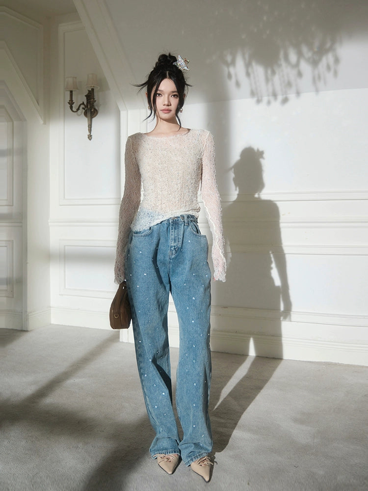 フォーエバーカンレディースサマー2024ニューレフトバンクバインプレミアムテンポラメント中空かぎ針編みレーストップ