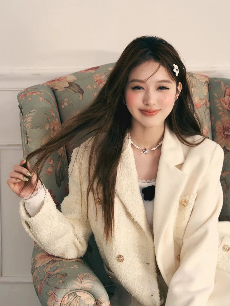 Splicing Tweed Small Fragrance Jacket