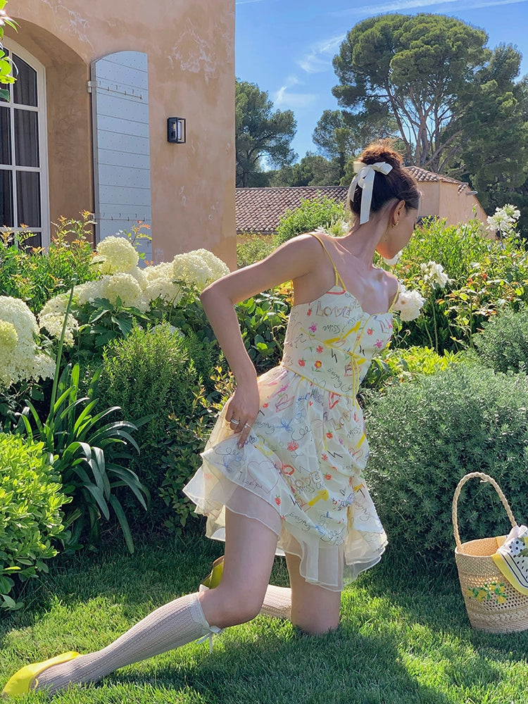 オズの魔法使いAラインスリップドレスレディース新夏の甘い年齢削減薄いガーゼスカート