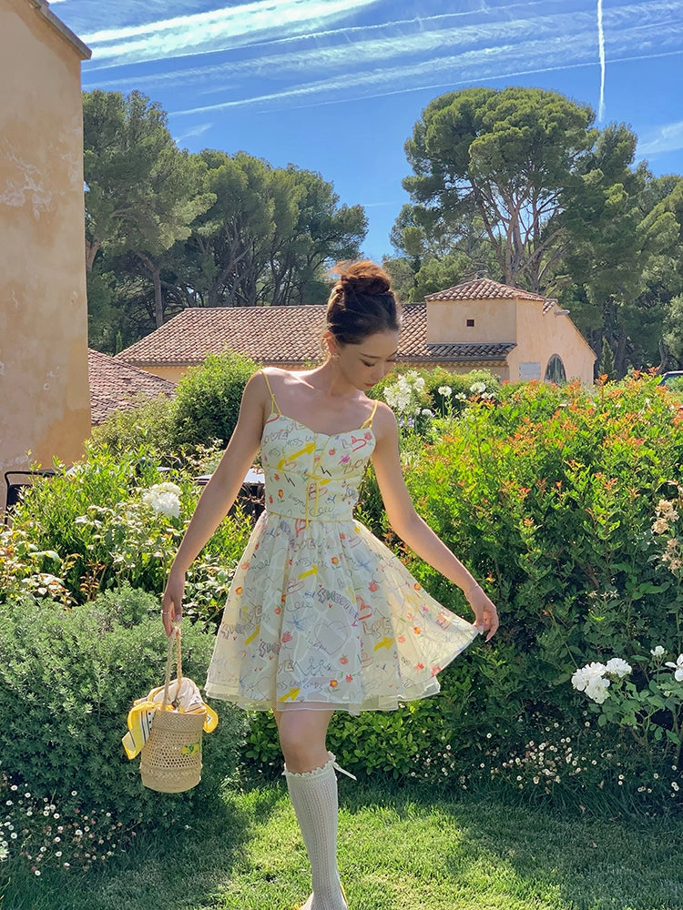 オズの魔法使いAラインスリップドレスレディース新夏の甘い年齢削減薄いガーゼスカート