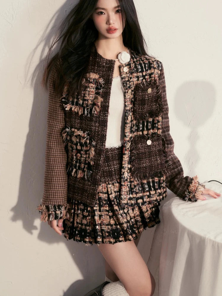 Splicing Edge Fragrance High End Skirt