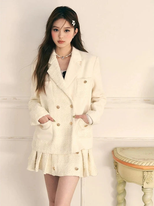 Splicing Tweed Small Fragrance Jacket