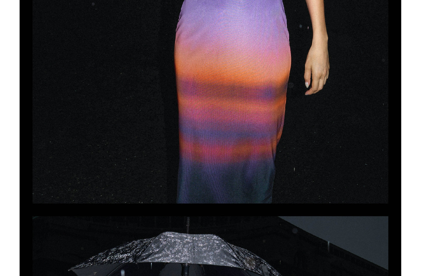 TR彼女のホットサンセットスカートサンセットプリントグラデーションメッシュセクシーベイビースキニーヒップスリムバンドゥドレス