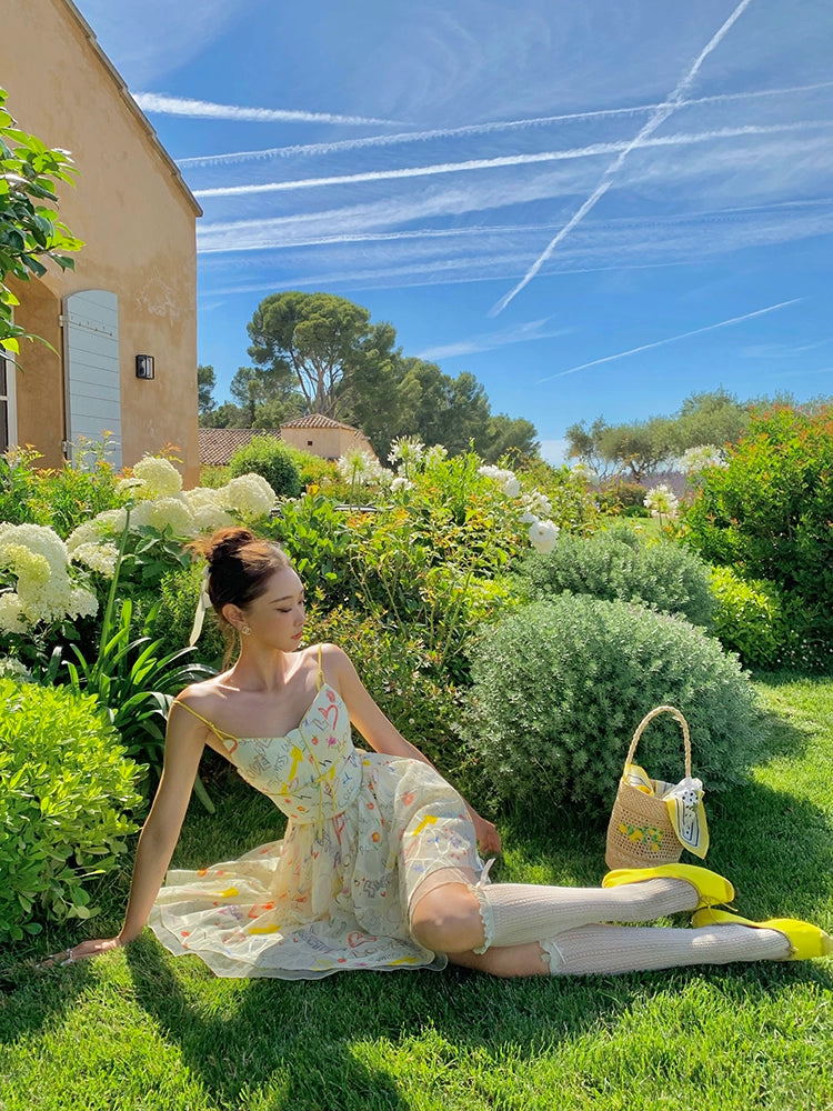 オズの魔法使いAラインスリップドレスレディース新夏の甘い年齢削減薄いガーゼスカート