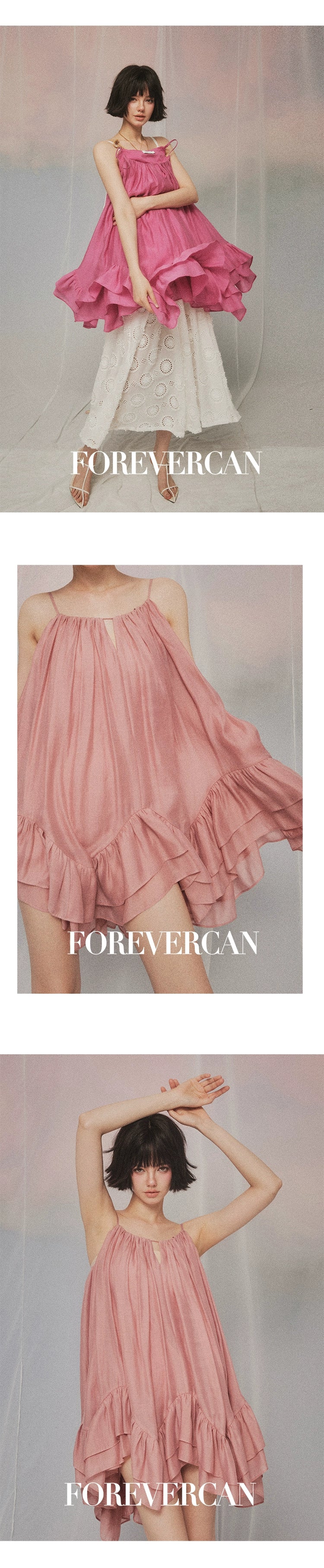 フォーエバーカン レディース 夏 2024 ニュー アフタヌーン アフタヌーン アフタヌーン シャナ フレンチ テンペラメント レディ スタイル スリップドレス