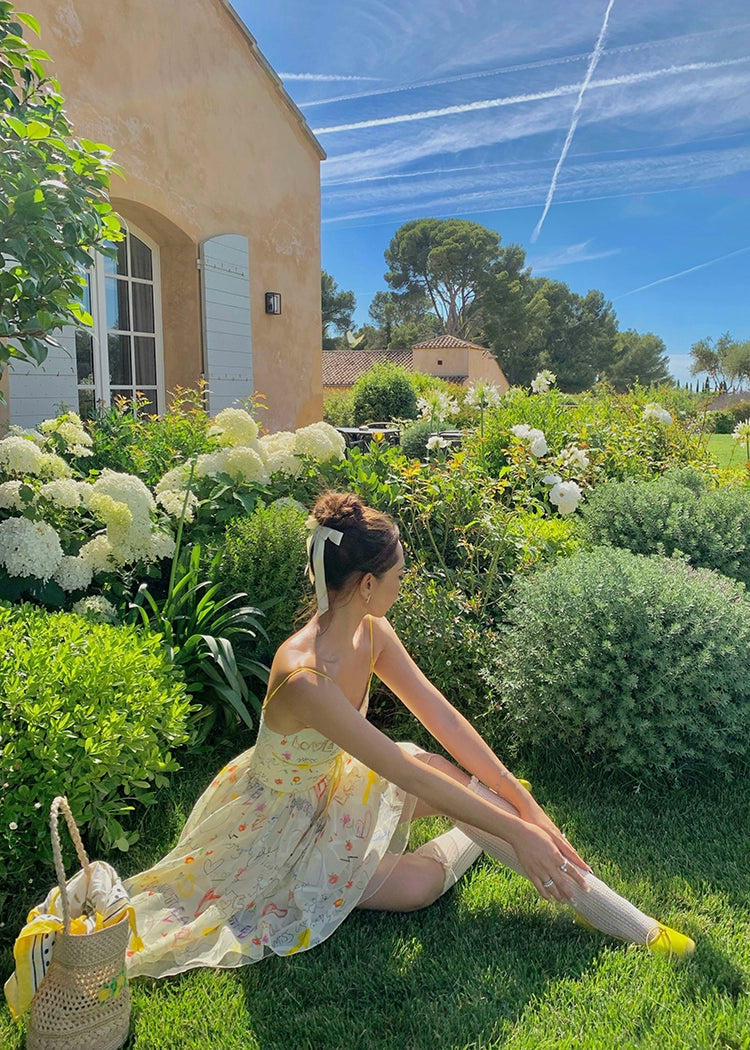 オズの魔法使いAラインスリップドレスレディース新夏の甘い年齢削減薄いガーゼスカート