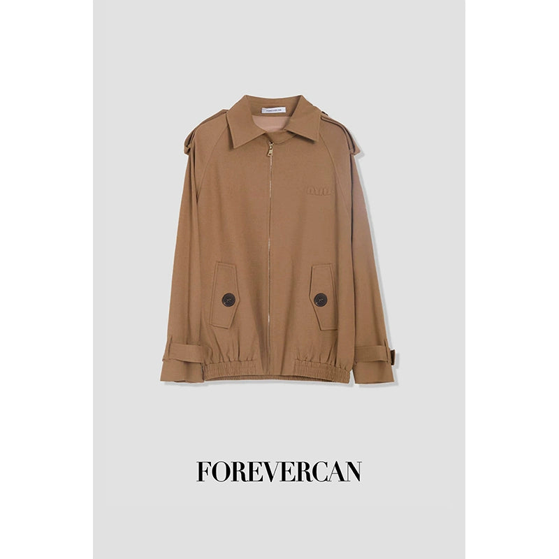 フォーエバーカン レディース 2024 ニューベルリン ウィークエンド m!u24S レトロ ラペル ジャケット ジャケット + スカート