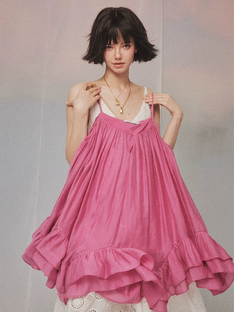 フォーエバーカン レディース 夏 2024 ニュー アフタヌーン アフタヌーン アフタヌーン シャナ フレンチ テンペラメント レディ スタイル スリップドレス